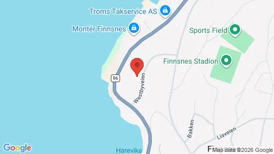 Apartments for rent i Lenvik - kort over placeringen