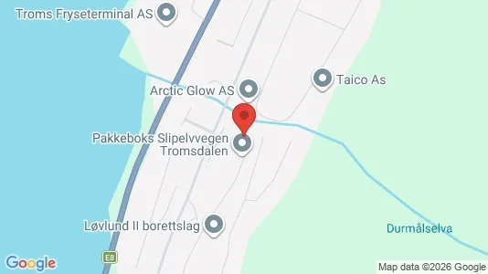 Apartments for rent i Tromsø - kort over placeringen