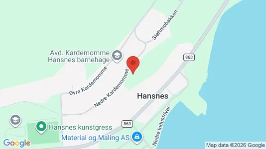 Apartments for rent i Karlsøy - kort over placeringen