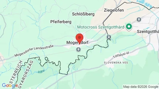 Apartments for rent i Mogersdorf - kort over placeringen