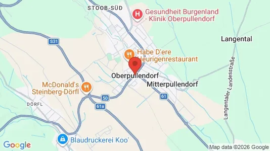 Apartments for rent i Oberpullendorf - kort over placeringen