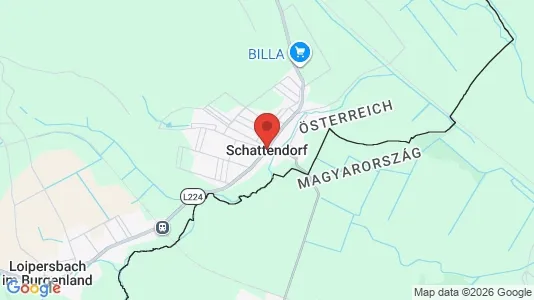 Apartments for rent i Schattendorf - kort over placeringen