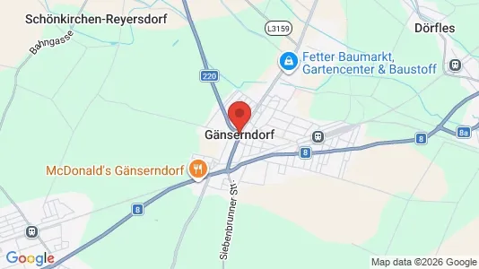 Apartments for rent i Gänserndorf - kort over placeringen