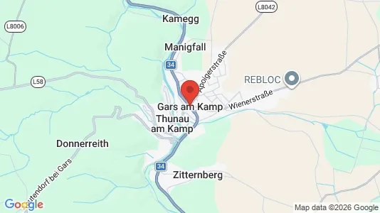 Apartments for rent i Gars am Kamp - kort over placeringen