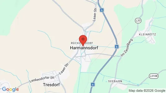 Apartments for rent i Harmannsdorf - kort over placeringen
