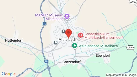 Apartments for rent i Mistelbach - kort over placeringen