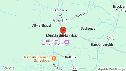 Apartments for rent i Münichreith-Laimbach - kort over placeringen