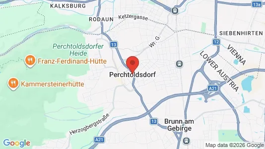 Houses for rent i Perchtoldsdorf - kort over placeringen