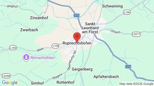 Apartments for rent i Ruprechtshofen - kort over placeringen