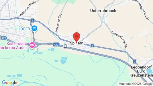 Apartments for rent i Spillern - kort over placeringen