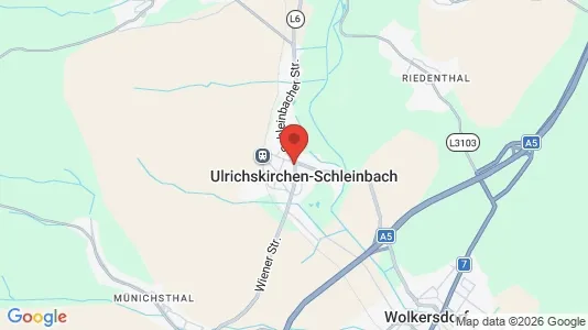 Apartments for rent i Ulrichskirchen-Schleinbach - kort over placeringen
