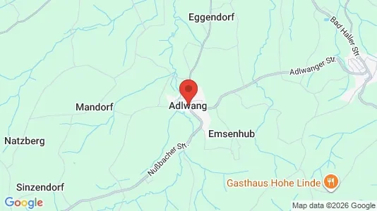 Apartments for rent i Adlwang - kort over placeringen