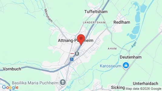 Apartments for rent i Attnang-Puchheim - kort over placeringen