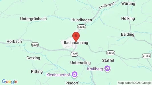 Apartments for rent i Bachmanning - kort over placeringen