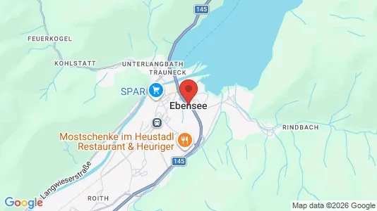Apartments for rent i Ebensee - kort over placeringen