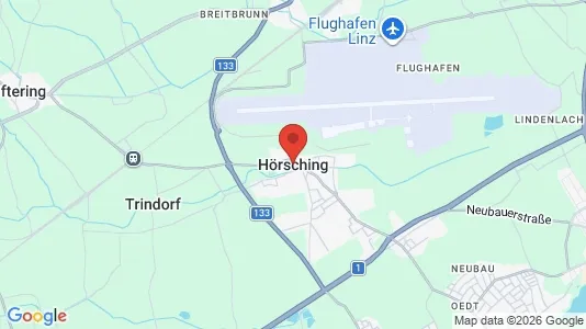 Apartments for rent i Hörsching - kort over placeringen