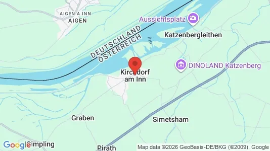 Apartments for rent i Kirchdorf am Inn - kort over placeringen