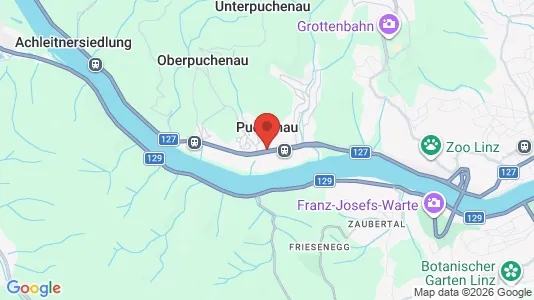 Apartments for rent i Puchenau - kort over placeringen