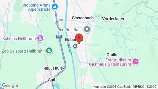 Apartments for rent i Elsbethen - kort over placeringen