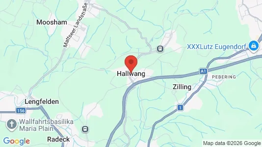 Apartments for rent i Hallwang - kort over placeringen