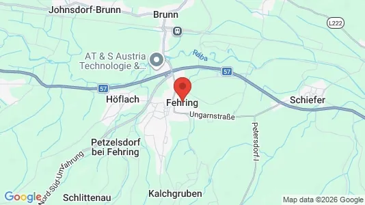 Apartments for rent i Fehring - kort over placeringen