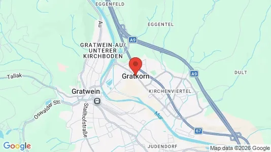 Apartments for rent i Gratkorn - kort over placeringen
