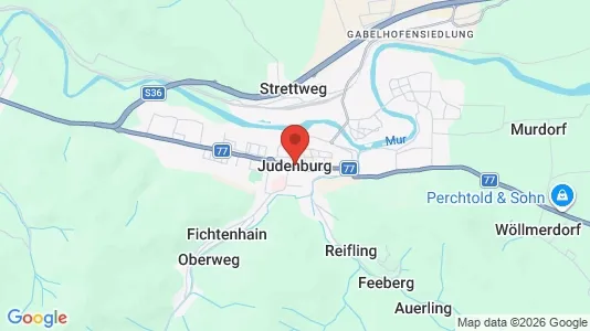 Apartments for rent i Judenburg - kort over placeringen