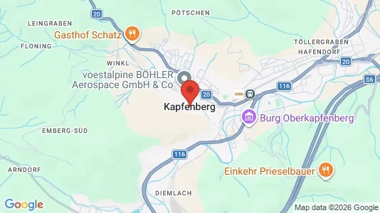 Houses for rent i Kapfenberg - kort over placeringen
