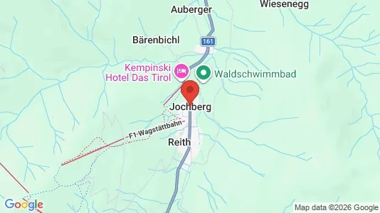 Apartments for rent i Jochberg - kort over placeringen