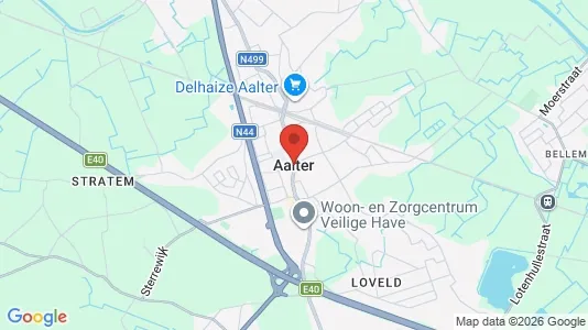 Houses for rent i Aalter - kort over placeringen