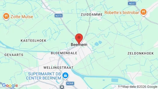 Apartments for rent i Beernem - kort over placeringen