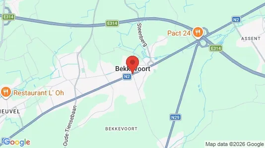 Houses for rent i Bekkevoort - kort over placeringen