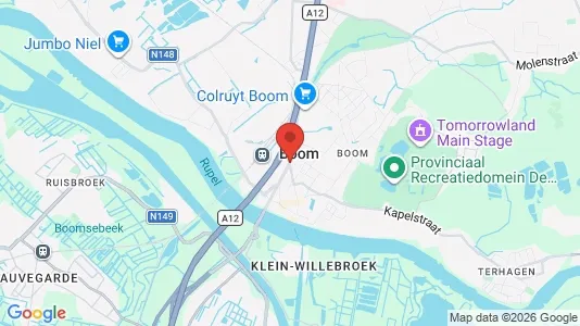 Apartments for rent i Boom - kort over placeringen