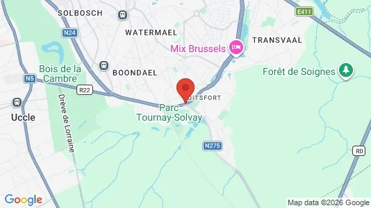 Houses for rent i Brussels Watermaal-Bosvoorde - kort over placeringen