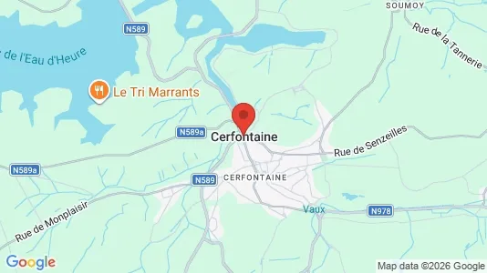 Apartments for rent i Cerfontaine - kort over placeringen