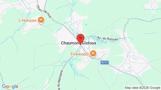 Houses for rent i Chaumont-Gistoux - kort over placeringen