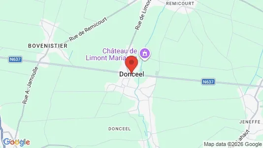 Houses for rent i Donceel - kort over placeringen