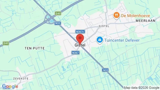 Apartments for rent i Gistel - kort over placeringen
