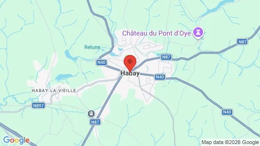 Apartments for rent i Habay - kort over placeringen