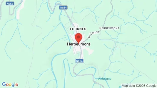 Apartments for rent i Herbeumont - kort over placeringen