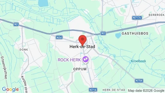 Apartments for rent i Herk-de-Stad - kort over placeringen