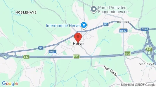 Houses for rent i Herve - kort over placeringen