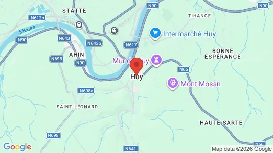 Apartments for rent i Hoei - kort over placeringen