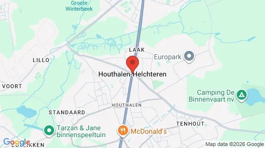 Houses for rent i Houthalen-Helchteren - kort over placeringen
