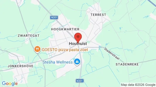 Houses for rent i Houthulst - kort over placeringen
