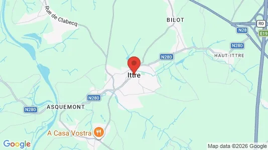 Houses for rent i Itter - kort over placeringen