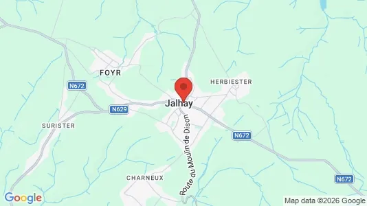 Houses for rent i Jalhay - kort over placeringen