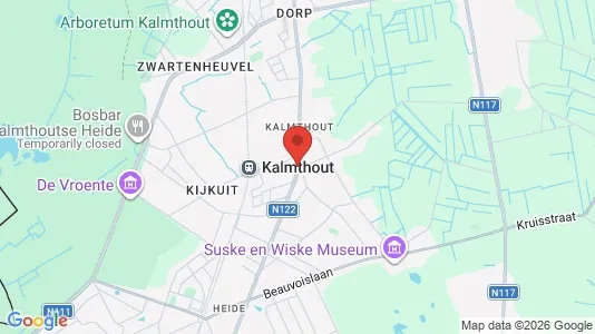 Houses for rent i Kalmthout - kort over placeringen