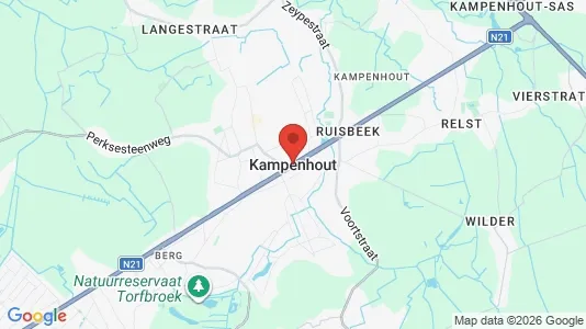 Apartments for rent i Kampenhout - kort over placeringen