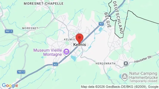 Apartments for rent i Kelmis - kort over placeringen